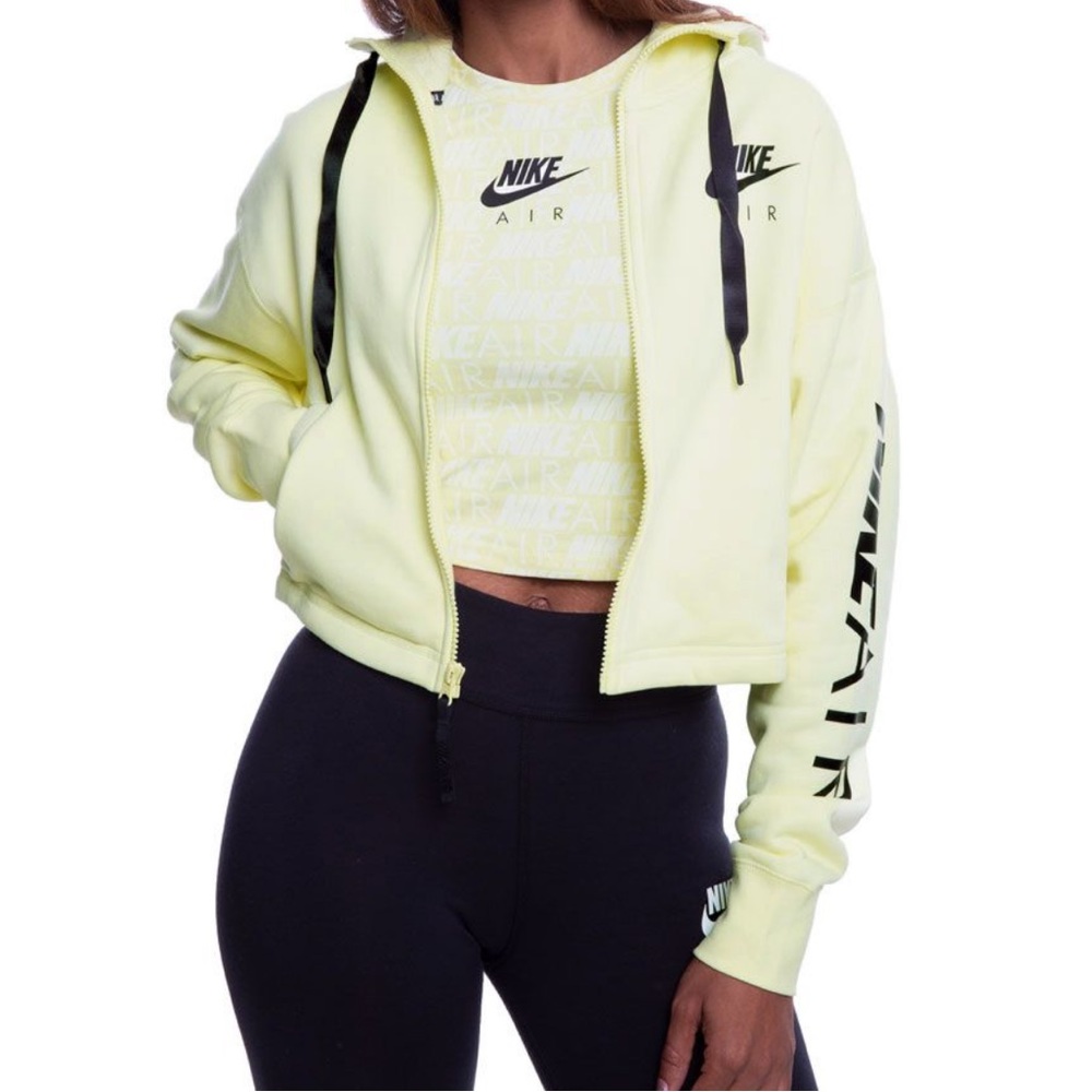 NIKE Air Cropped Zip Up NWT Size XS